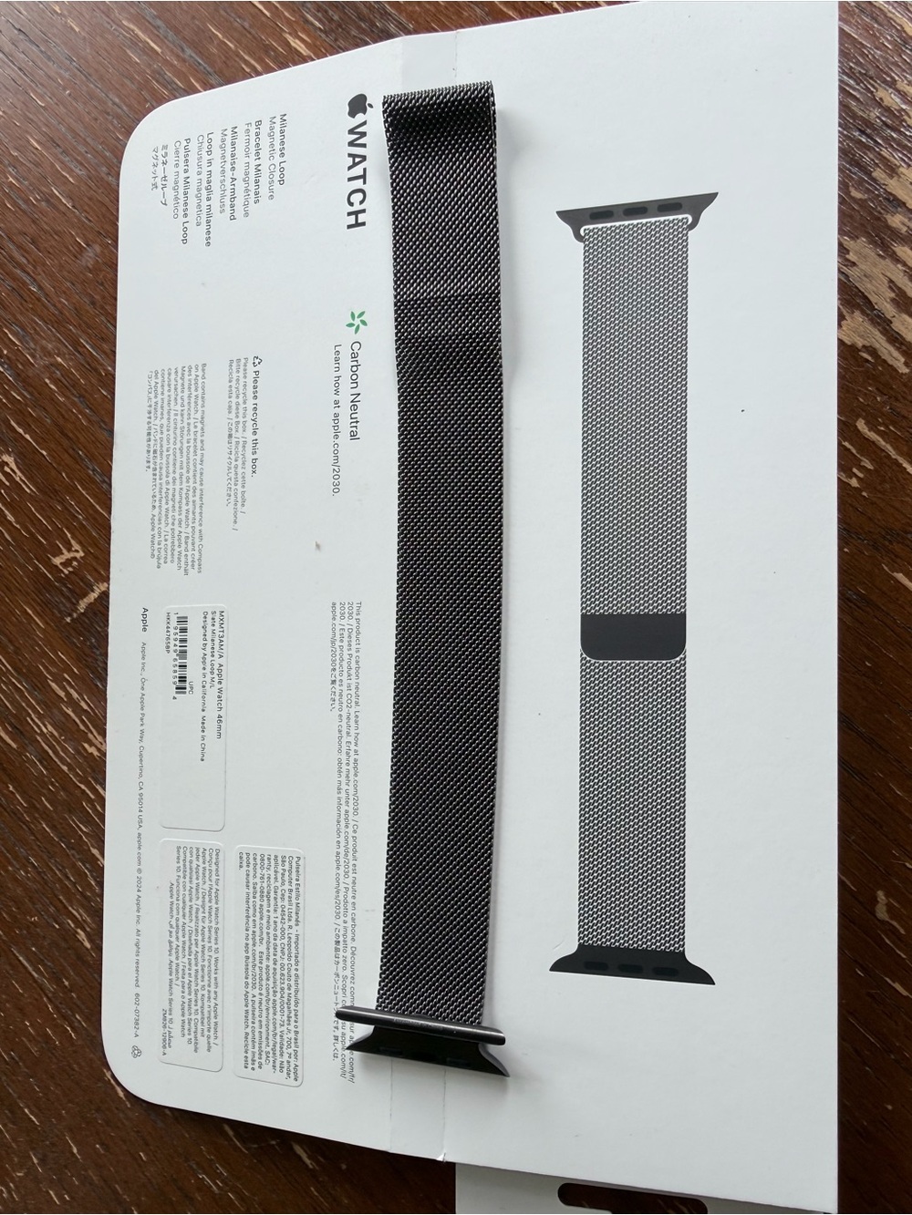 Apple Watch 46mm Milanese Loop